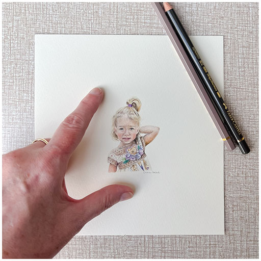 portrait of a mother and child